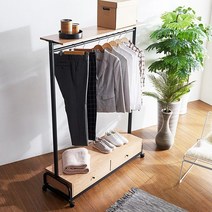 [플레이스31] 국산 선반 800 서랍행거, 01.800서랍_화이트