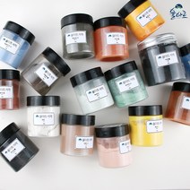 율아트 석채 24종 100g 대용량 천연안료 민화 한국화 동양화 물감, 23. 석청 10g(120mu)
