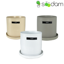 수담화분 소형화분 스투키화분 소품화분 작은화분, 1.화이트(중)