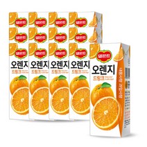 롯데칠성 델몬트 드링크 팩 오렌지 190ml x12팩