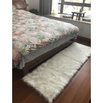 원형러그 침실 거실 침대밑 미니 동그란 러그 카페트 양가죽 의자 커버 시트 패드 부드러운 카펫 털이 많은 일반 피부 모피 일반 푹신한 지역 인조 카펫 매트 무지 002 58