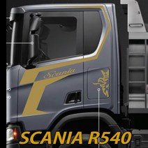 스카니아덤프R540 순정형데칼 트럭 추레라S650 S540 S500 R490 scania, 금색
