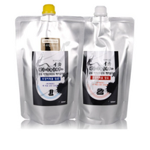 뉴겐 금송 이카 보쿠쥬우 오징어먹물 헤어칼라 1제 500ml + 2제 500ml, 블랙, 10세트