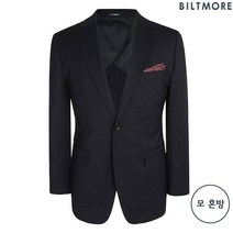 행거치프 다크네이비 정장 자켓_BTAASJ102