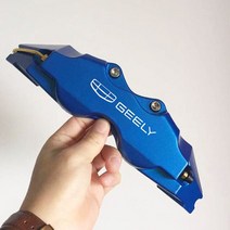 캘리퍼커버 브레이크튜닝 파란색 플라스틱 흰색 스티커 디스크 브레이크 캘리퍼 커버 4 또는 2 개 Geely Emgrand Gc6 Gc7 Gx7 X7 Lc Ec8 CK ATLAS C, [01] Blue G, [01] 2 pcs L and 2 pcs M