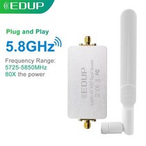 원룸공유기 자취방 공유기 와이파이 게이밍 호환 EDUP Wi-Fi 부스터 2.4GHz 8W WiFi 전력 신호 증폭기 라우터 확장 6dBi 무선 안테나 어댑터 802.11b/g/n, 중국_4W 5.8G Amplifier