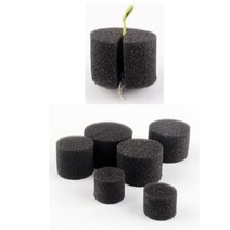 수경재배스펀지 원형 블랙 10pcs 32mm~80mm, 60호(10개)