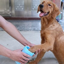 VGJ940432[도매직방] 애견 발씻기 강아지 고양이 산책 발세척기, 애견발씻기 블루, 대형