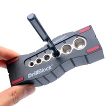 드릴 블럭 가이드 V형 4mm 5mm 6mm 8mm 10mm 12mm 홀 홈 가공 6홀 드릴링 비트 빗트 기리 쇠기리 철공용 목공용 직각 작업 드릴용 천공 구멍 안전판