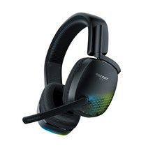 ROCCAT Syn Pro Air 무선 3D Audio RGB 게이밍 헤드셋 무선 독일 디자인 PC PS5 Switch (TV 모드) ROC-14-150-01 블랙