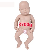IVITA 100% 전신 실리콘 Reborn Baby Doll Unpainted 미완성 현실적인 인형 Lifelike Newborn DIY Blank Toys Kit, 09 47cm(18.5inch) Girl