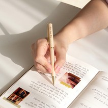 청현재이 슬림 우드 볼펜 성경필사 전용펜, 청현재이_우드볼펜_믿음 소망 사랑