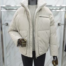 리버클래시 라이트 베이지 구스다운 OVER-FIT 퍼 라이닝 점퍼 LIW22924 -22 F/W