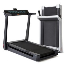 스포틀러 자이로 X5 런닝머신 워킹패드 유산소운동 기구 아파트형 층간진동흡수 기사방문설치, 블랙