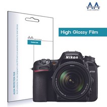 ALLDA 니콘 D7500 고광택 보호필름 전면1장후면1장, 본상품선택