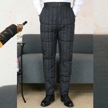 겨울 남자 솜바지 방한바지 하의 정장핏 야외 보온
