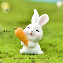 쇼파뒤 카페 인테리어 가게오픈 개업 결혼 선물 노호혼 재물복 2 5 개 부활절 토끼 미니어처 입상 장식 공예 홈 데스크탑 정원 액세서리 2023, [01] As picture, [06] 5pcs  A