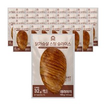 미트리 닭가슴살 스팀 슬라이스 데리야끼 150g, 32개