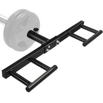 Barbell Handle Attachment 2 인치 Heavy Iron 용 Deadlift Squat Row Press Workout 홈 체육관 장비 제작, 01 Black