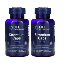 라이프익스텐션 스트론튬 750mg 90베지캡슐 Strontium 2개, 90정