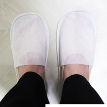 가벼운 일회용 부직포 실내화 깃털슬리퍼 호텔 모텔 숙소 행사장 모델하우스