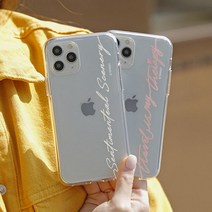 미스터마켓 갤럭시S6엣지 TC 파스텔레터링 투명젤리 케이스 G925 (5558514), 센티멘탈 핫핑크, 갤럭시S6엣지/G925