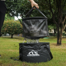 캠핑설거지통 설거지가방 그물망 미니포켓 세트