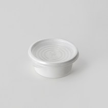 원형소스컵 70파이 1호 백색 100개