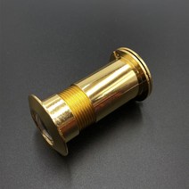 현관문 도어 외시경 뷰어 26mm 렌즈 문구멍 캣츠아이 확인 보안 용품, 청동, 1개