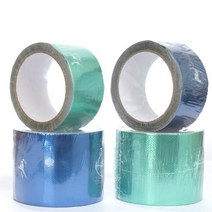그라운드시트 방수포 텐트시트 두꺼운 0.38mm PE 방수포 수리 테이프 8m/롤 천 접착 온실 텐트 수리용, 02 Blue Width 8cm
