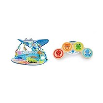 Bright Starts Disney Baby Mr. Ray Ocean Lights Activity Gym & Play Mat + Baby Einstein Hape Magic To