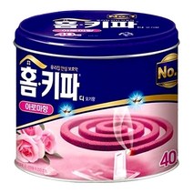 홈키파 모기향 아로마향캔(40매), 4개