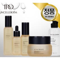 인셀덤 정품QR부착 당일배송 5종 부스터+세럼+크림+미스트+파우더 기능성 모든피부용 INCELLDERM