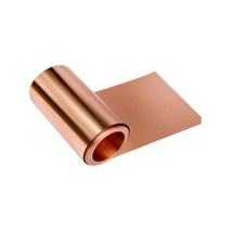 구리 동판 전도성 스트립 코일 수맥차단 돌 플레이트, 길이 1m x 폭 10mm x 두께 0.1mm