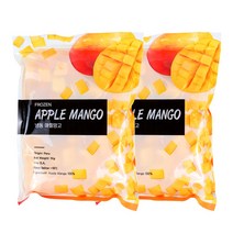 웰프레시 냉동 애플망고다이스 1kg(2봉), 1kg, 2개