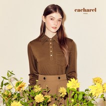 [최초가79 900원]까사렐 22FW 버튼 카라 티블라우스 4종