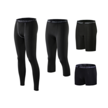 프로컴뱃 컴프레션 머슬핏 남성 요가복 타이즈 레깅스 런닝복