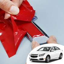 어른킹 어메이징 크루즈 보타이 엠블렘 마스크 포인트 로고 데칼 스티커 자동차 랩핑 시트지 다이킷, 어메이징 크루즈(전차종공용), 카본화이트(다이킷)