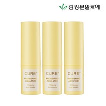 김정문알로에 큐어 브라이트닝 아쿠아 스틱밤 3개, 단품