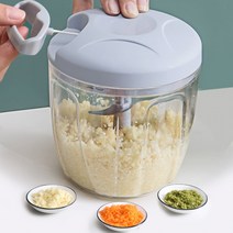 다용도 야채 슬라이서 슬라이스 고기 해산물 다지기 칼 만능 간편스핀 분쇄기 이유식, 900ml