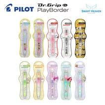 파이롯트 닥터그립 플레이보더 디즈니 캐릭터 샤프, 춤추는칩앤데일 그린, 0.5mm