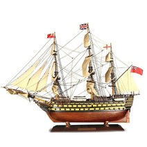 모형 배 거북선 범선 목범선 장식 조립 대형 3D 나무 요트 모델 공예 링 보트 선박 집 새 호스 친구에게 선물, [01] as picture