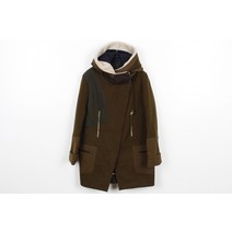 (SYSTEM)시스템 후드 박시 루즈 코트(XS)