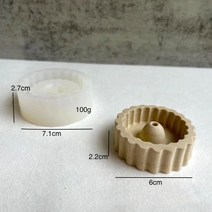 향전 로터스 삽입 트레이 실리콘 몰드 DIY 향 스틱 스토리지 베이스 석고 에폭시 수지 홀더 공예 홈 장식, 1.cylinder
