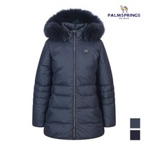 [팜스프링스] 여성 큐빅로고 다운점퍼_SWJL184654