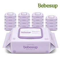 베베숲 아기물티슈 프리미어 엠보싱 캡 20팩/70gsm, P04-프리미어 70매 캡 20팩