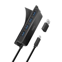 USB3.0허브 UH2091C 부착형4포트허브 타입C 길이1m