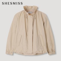 SHESMISS_02 [쉬즈미스] 셔링넥 스트링 포인트 점퍼_SWWJPM11040_PB