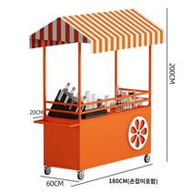 야외 노점 철제 매대 플리마켓 가판대 악세사리 진열, P.P