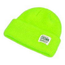 라핑 크라운 니트 남녀공용 숏비니 남자 여성 골지모자